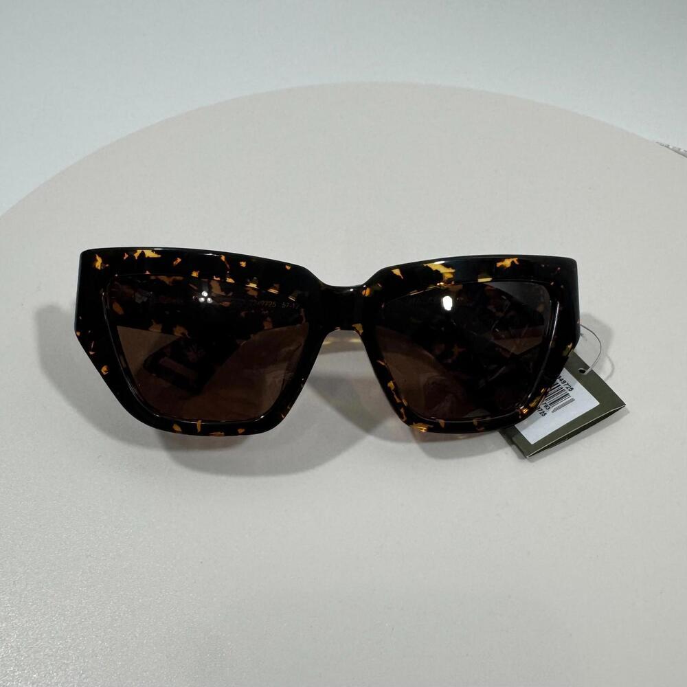 Karen Walker 57mm Cat Eye Dark Tortoise Brown Acetate Sunglasses with Case New - Picture 2 of 8